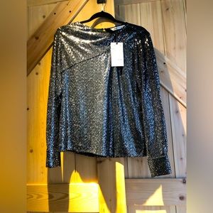 New With Tag Zara sequined top 🎉 🎄